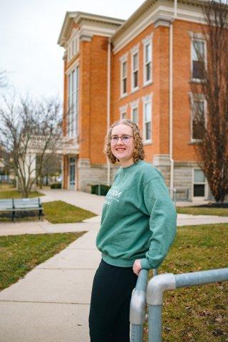 Photo of Rachel on campus